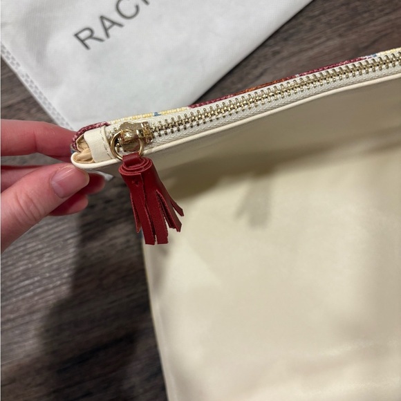 Rachel Pally Retro Floral Clutch Cream/Blue/Burgundy/Red wine - Picture 5 of 7